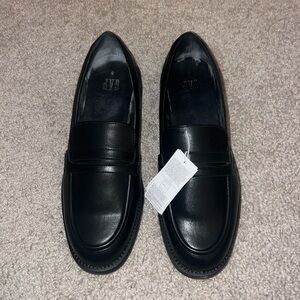 Gap Black Vegan Leather Loafers